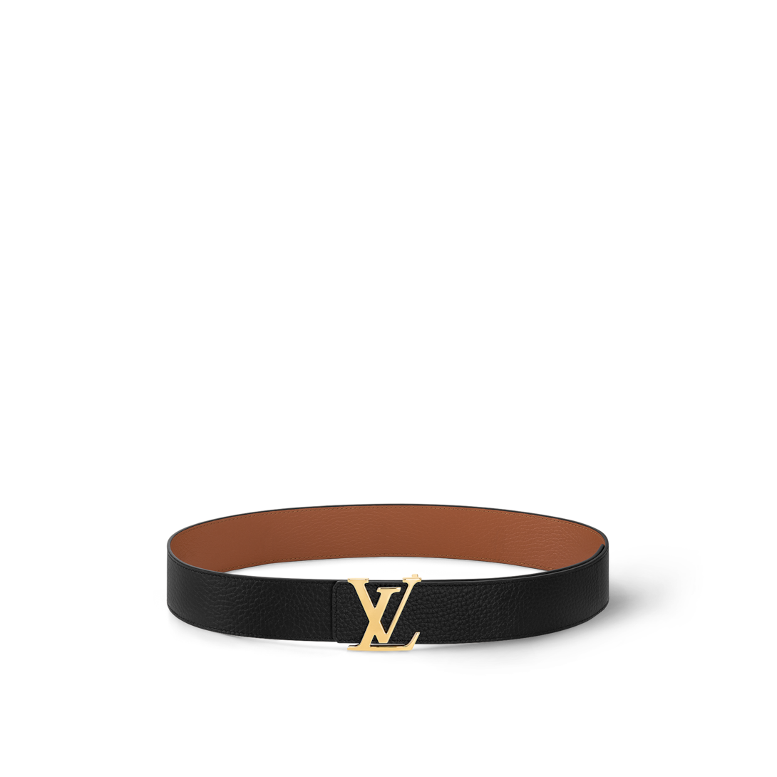 ルイ・ヴィトン タウリヨン カーフスキン ベルト M9151 LV Initials 40MM Reversible Belt Taurillon Leather
